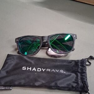 NWT Mens Shady Rays Classic CL-31 Black Sunglasses